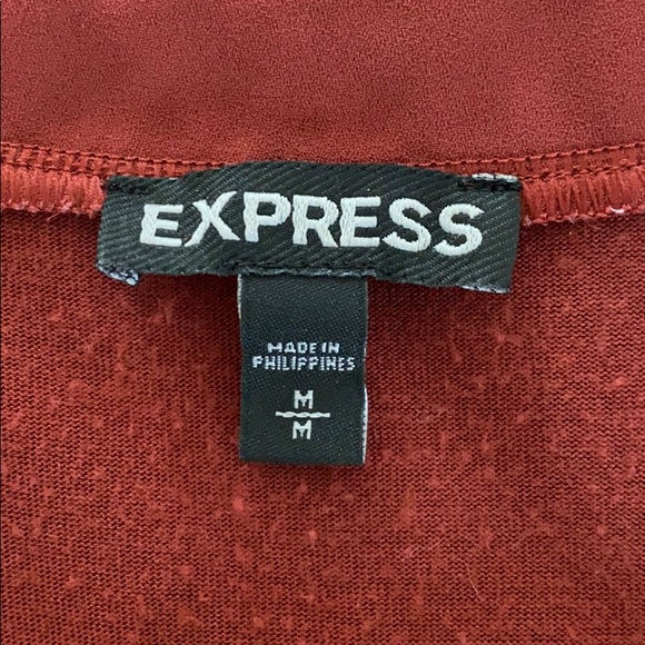 Express Dress Top - Rust Colored - Picture 2 of 2